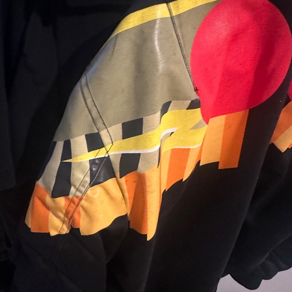 Givenchy Cotton Digital Wing in Black $3600 Bomber Jacket Size L - Picture 11 of 11